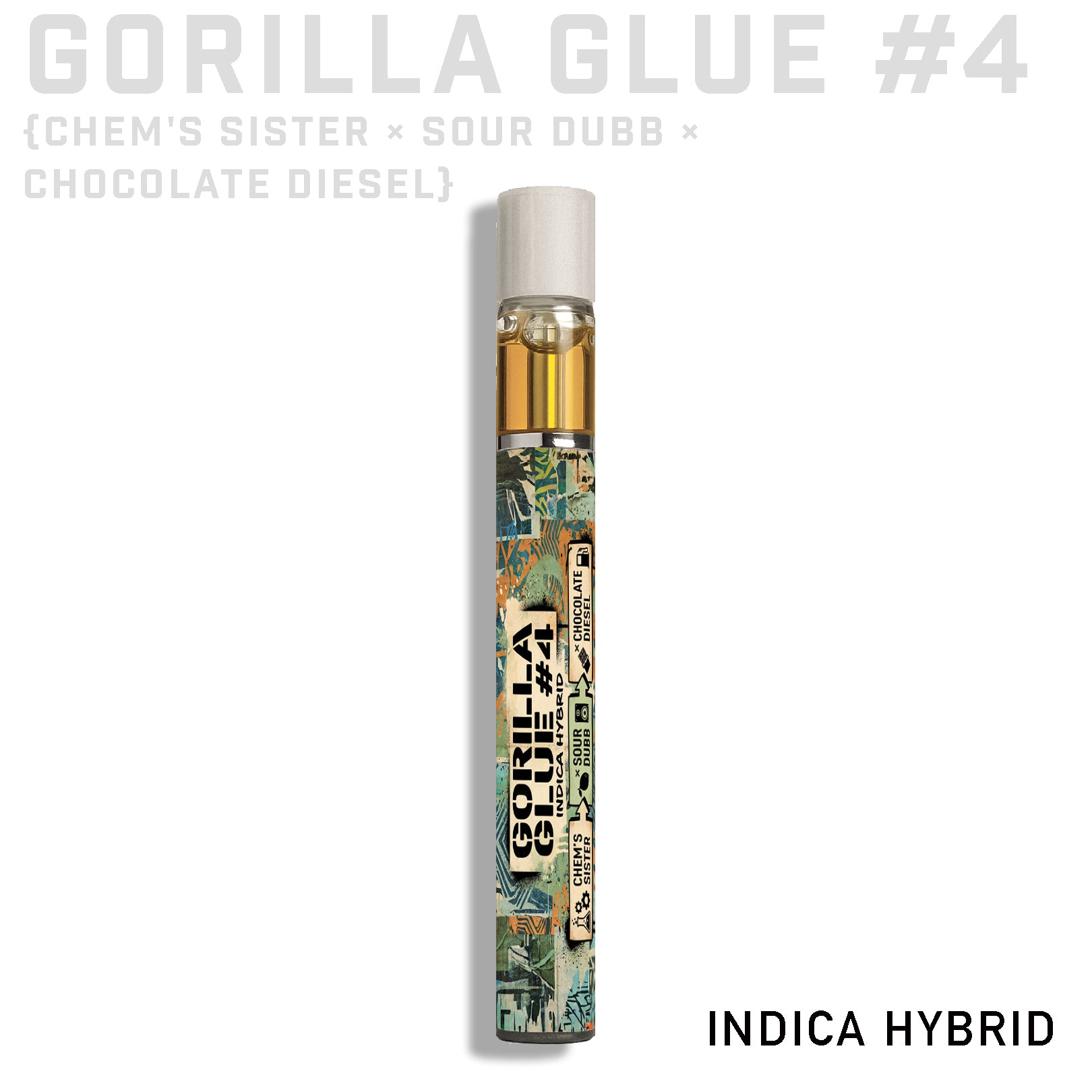 Gorilla Glue #4 Live Rosin Rechargeable Vaporizer
