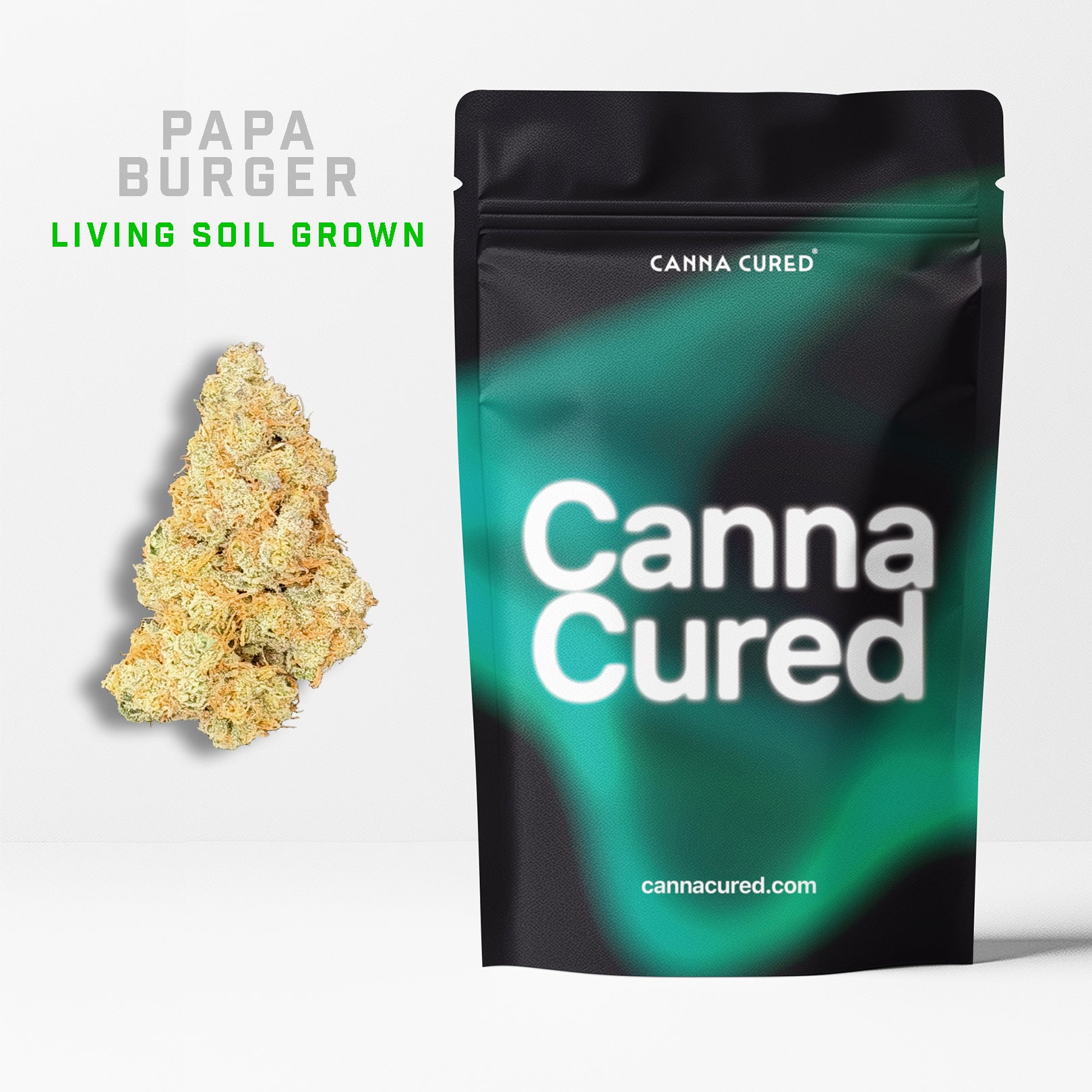Papa Burger Living Soil Grown