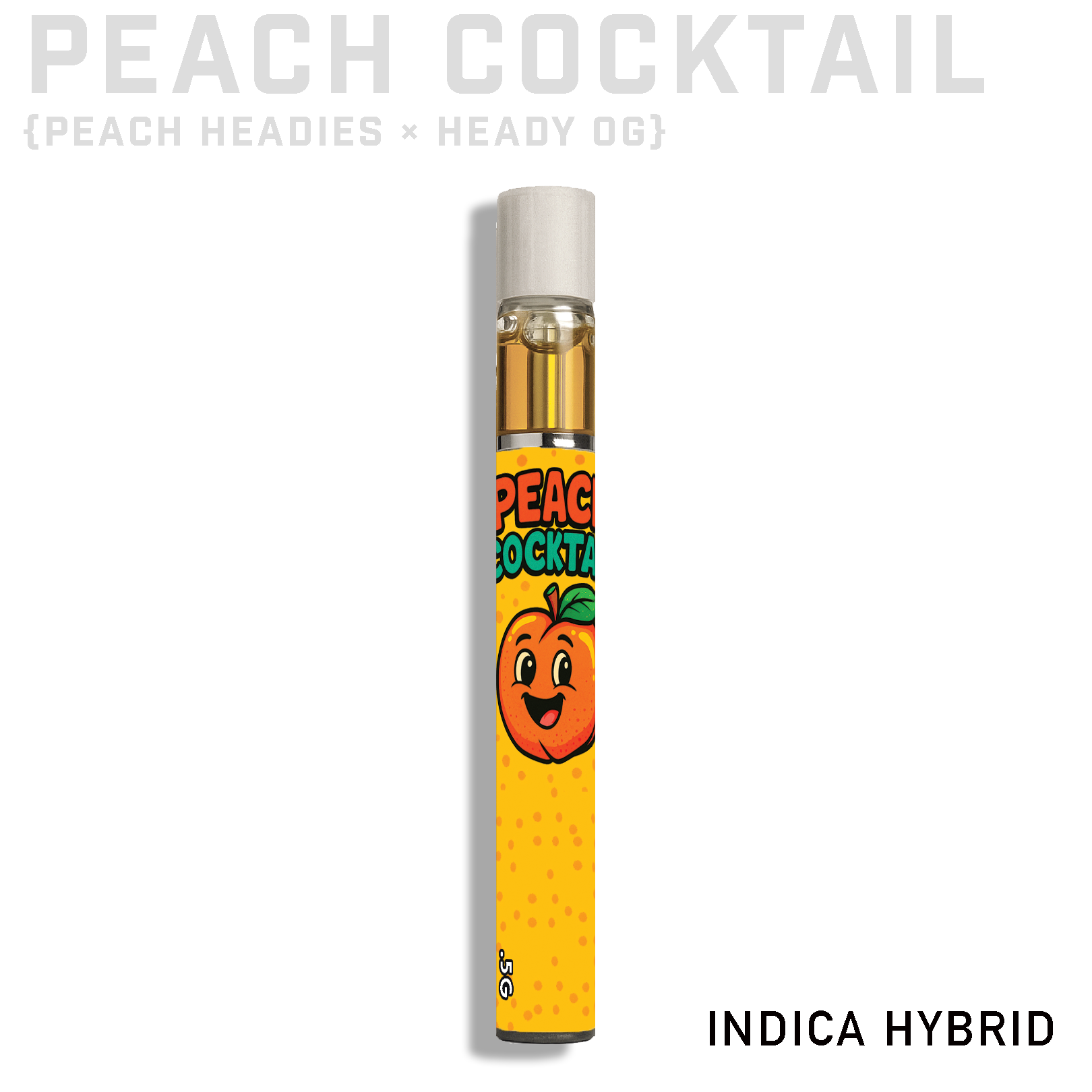 Peach Cocktail .5G Live Rosin Disposable
