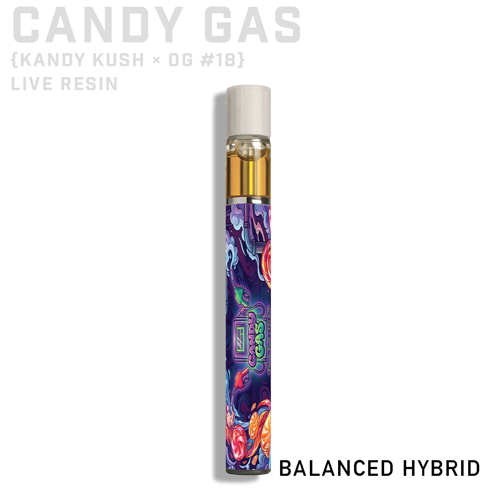 Candy Gas Live Resin THCA Rechargeable Vaporizer