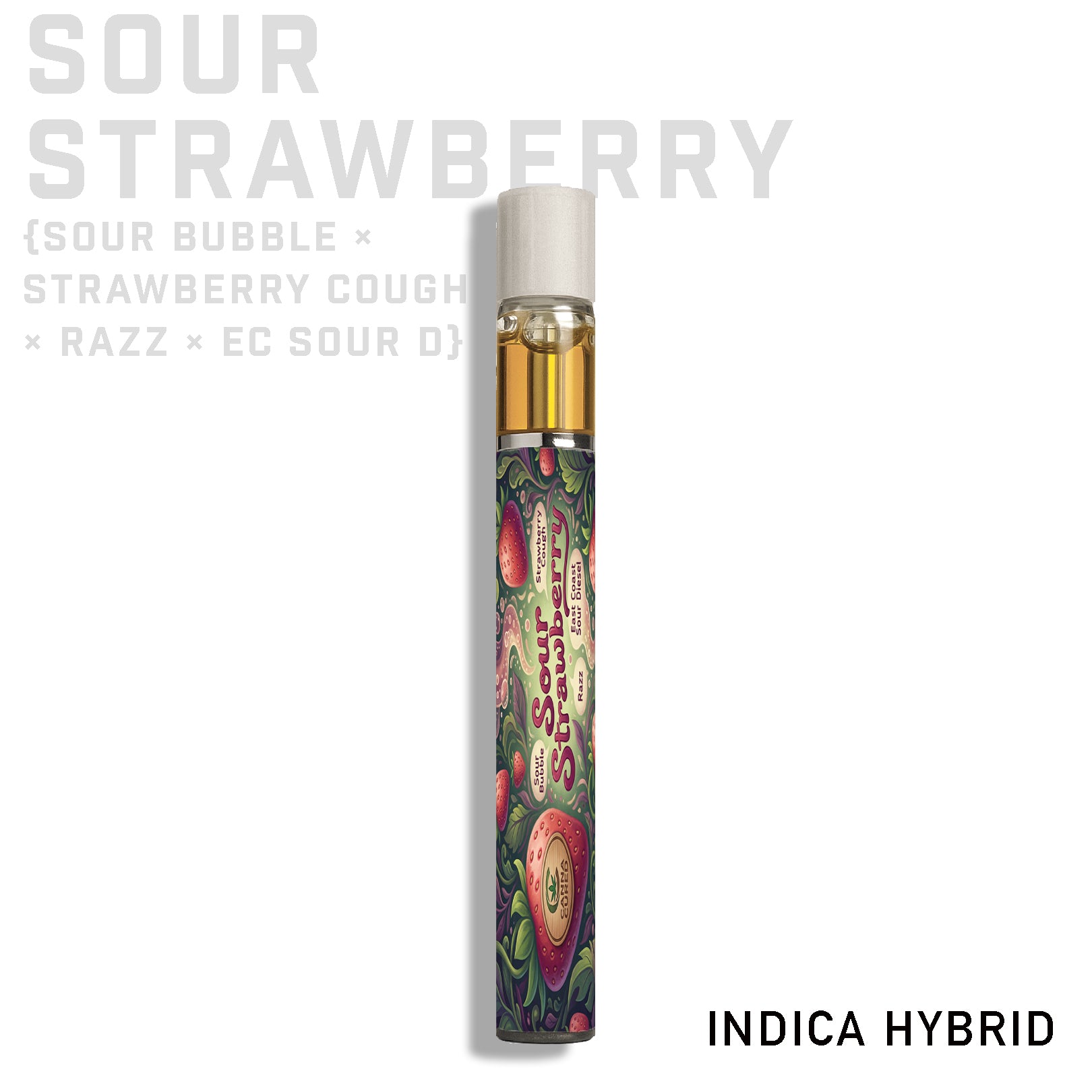 Sour Strawberry Live Rosin Rechargeable Vaporizer