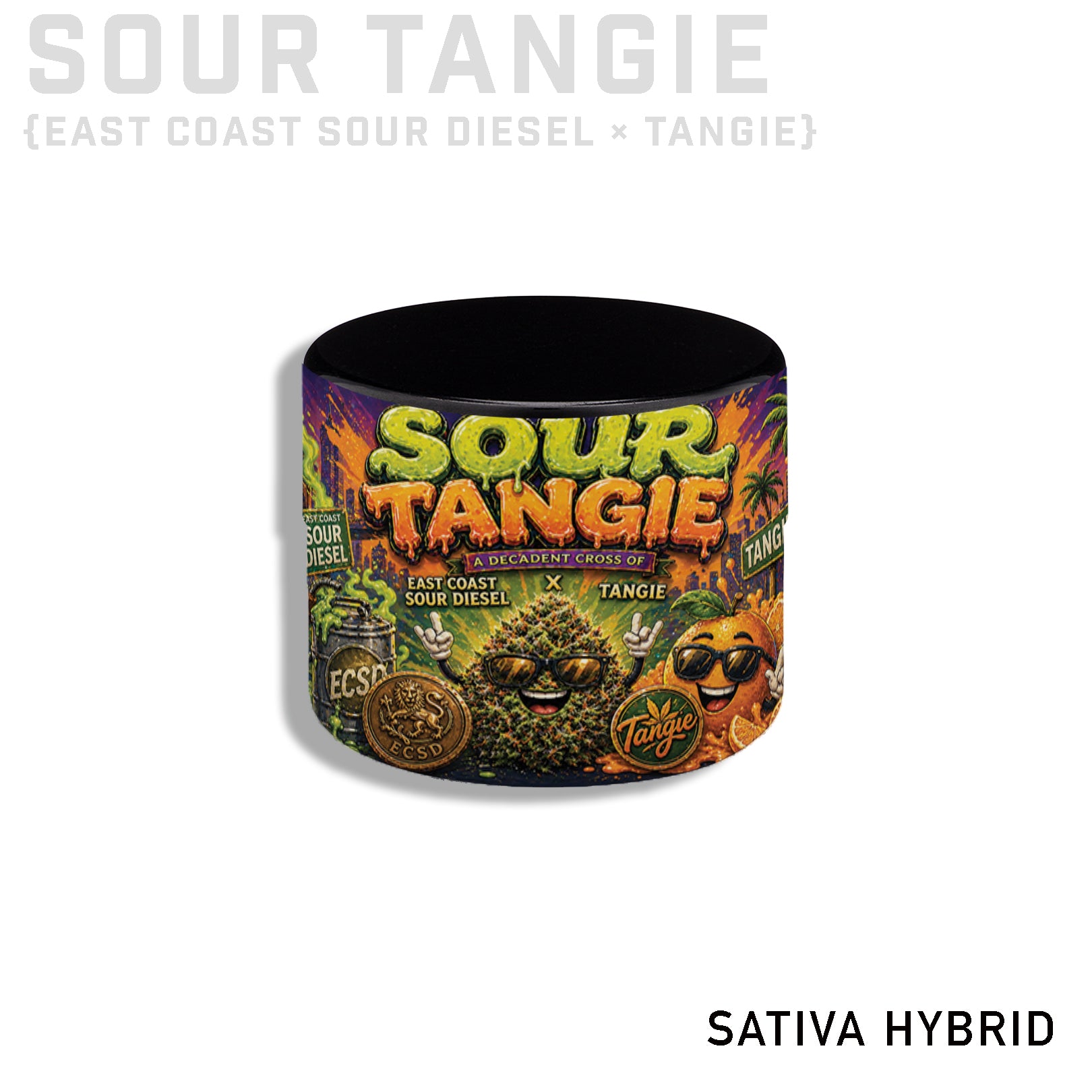 Sour Tangie THCA Hash Rosin