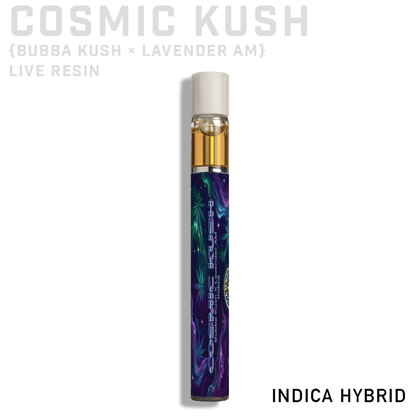 Cosmic Kush Live Resin THCA Rechargeable Vaporizer