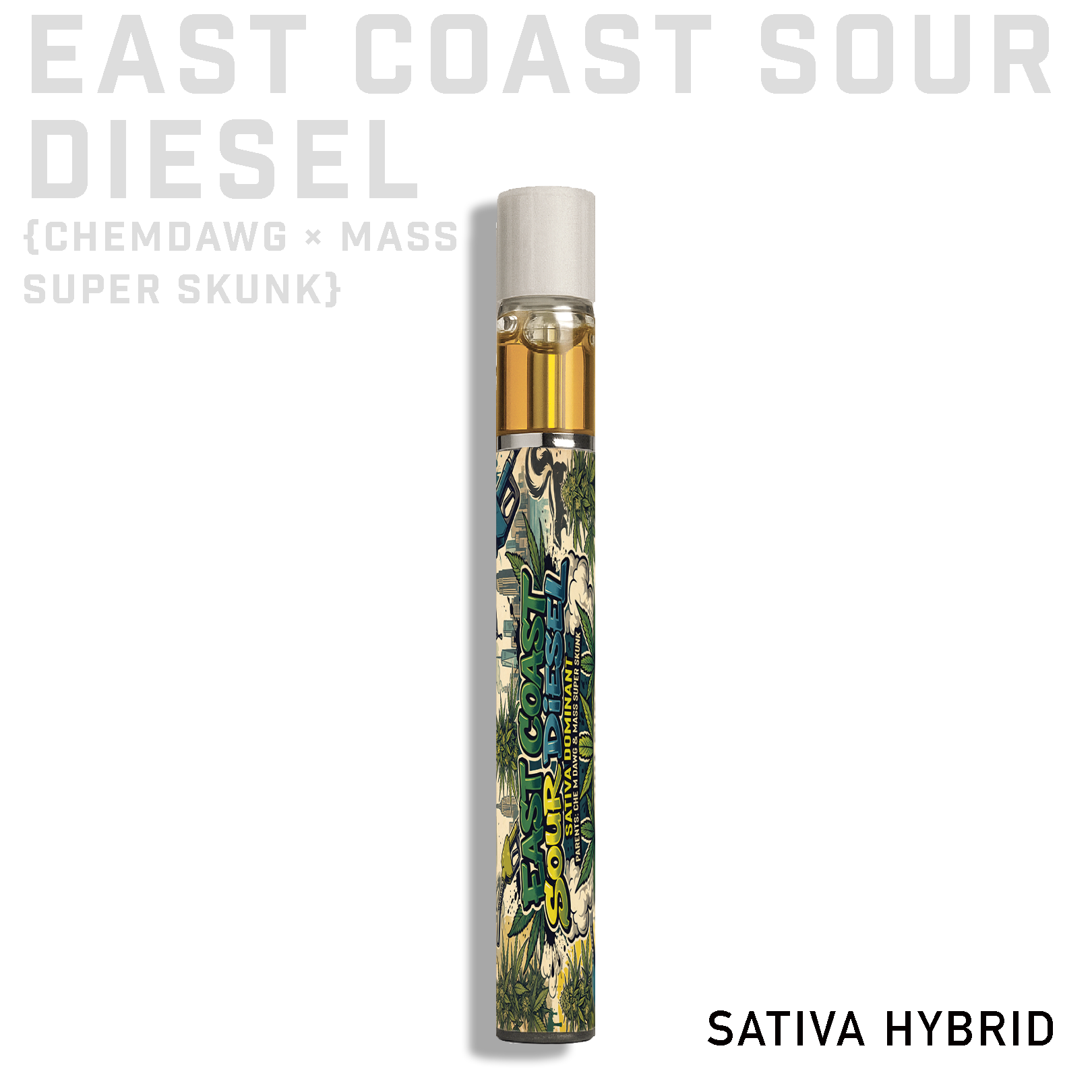 East Coast Sour Diesel Live Rosin Rechargeable Vaporizer
