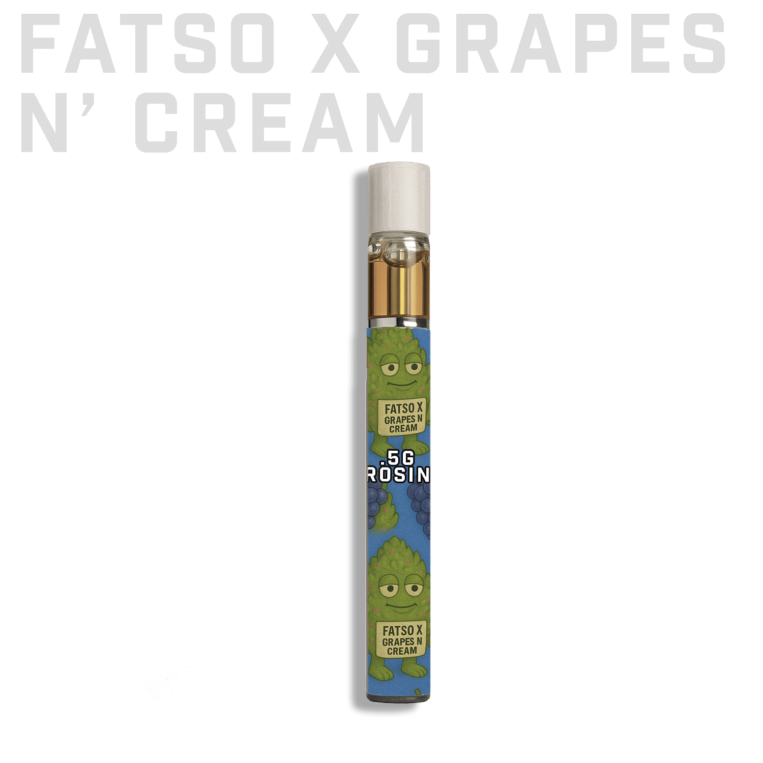 Fatso x Grapes n Cream .5G Live Rosin Disposable