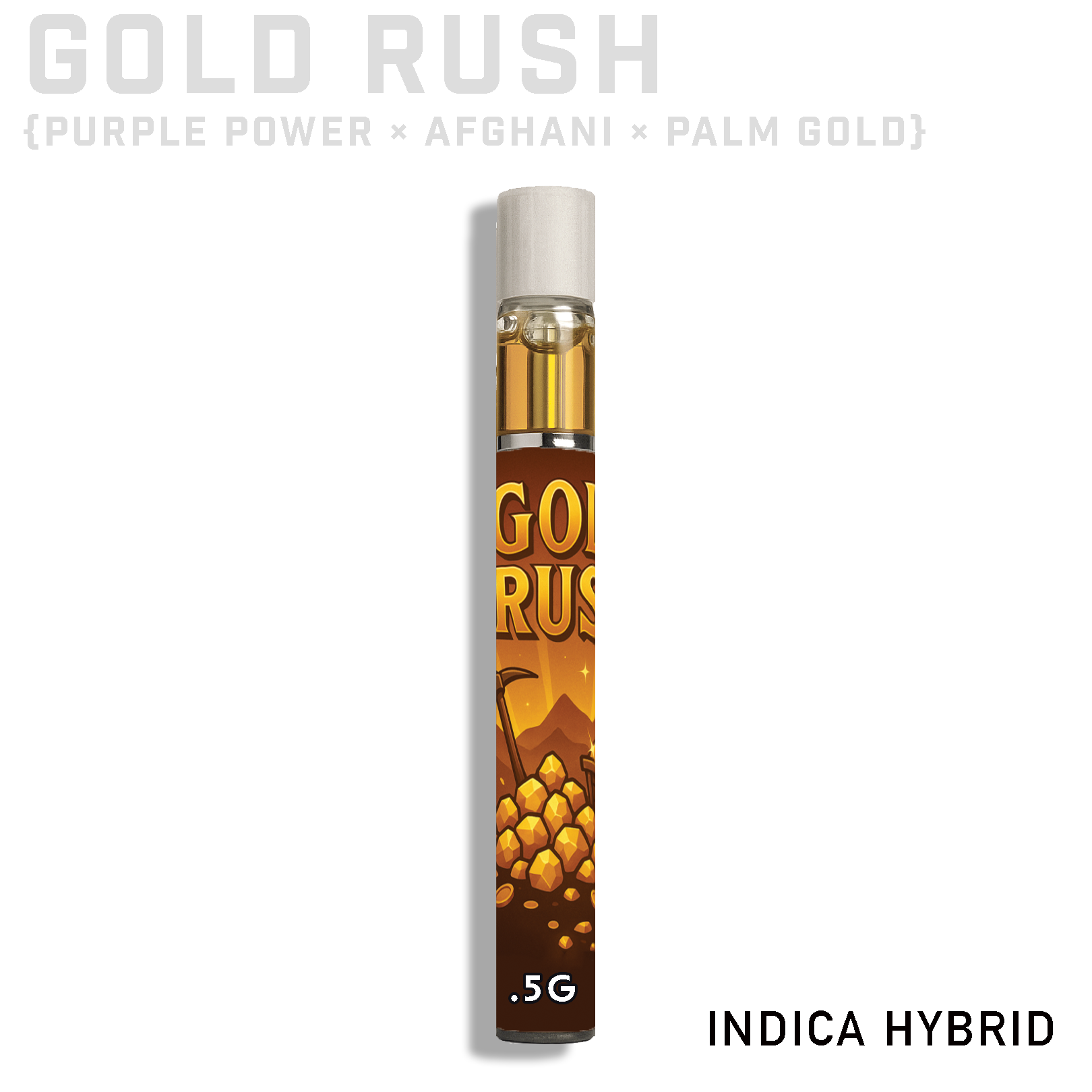 Gold Rush .5G Live Rosin Disposable